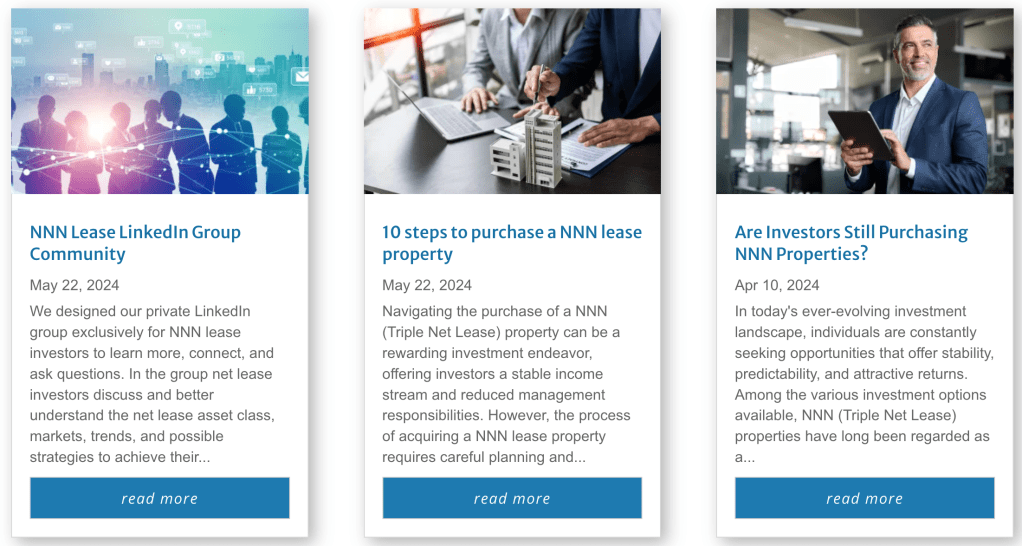 Westwood Net Lease blogging